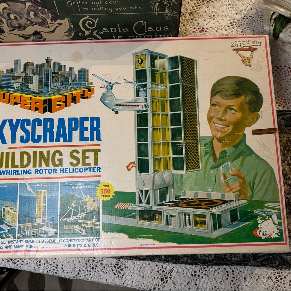 Vintage Ideal Toys Super City Skyscraper Building Set